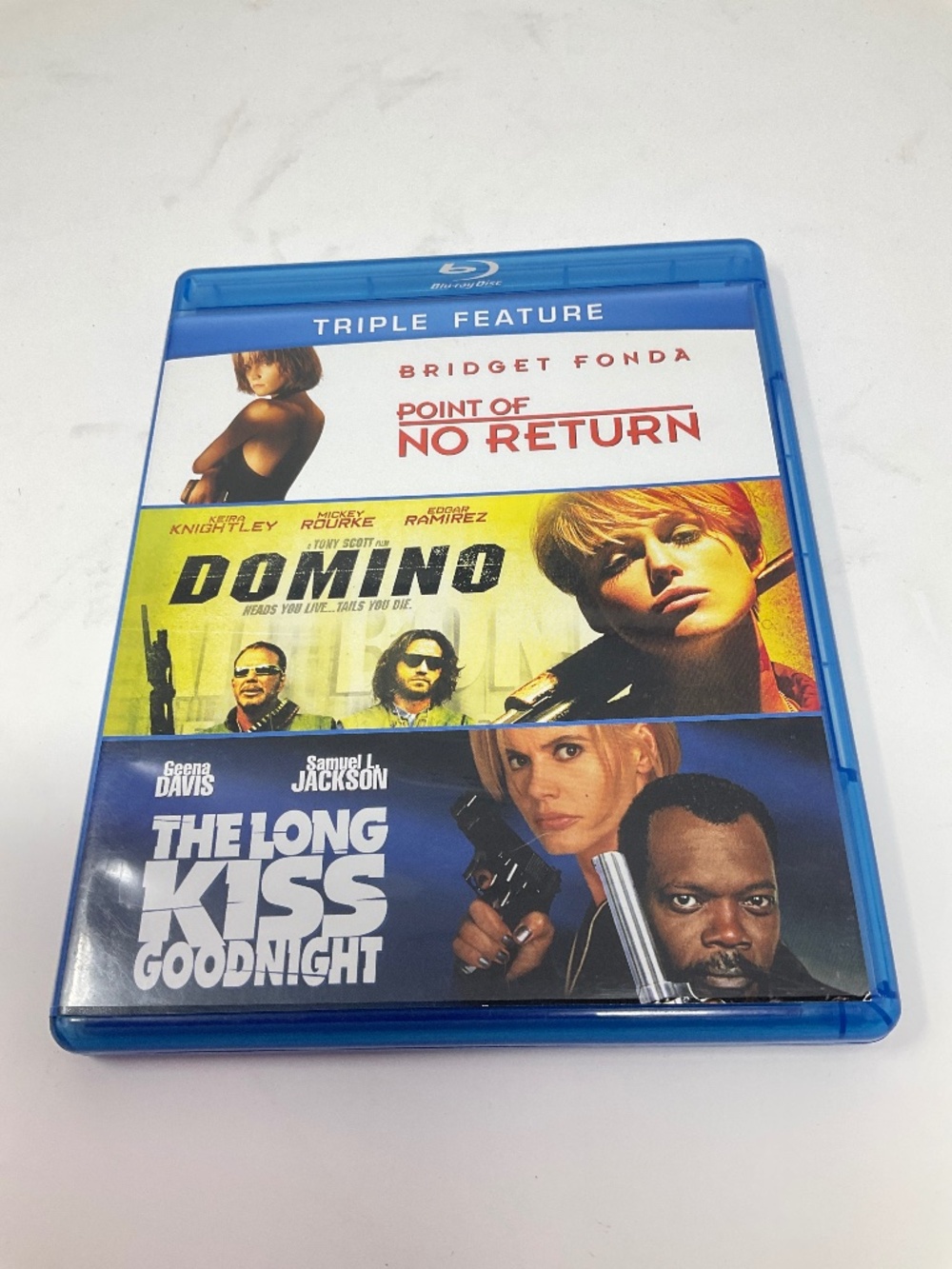 Blu Ray triple feature with three strong women leads. V248